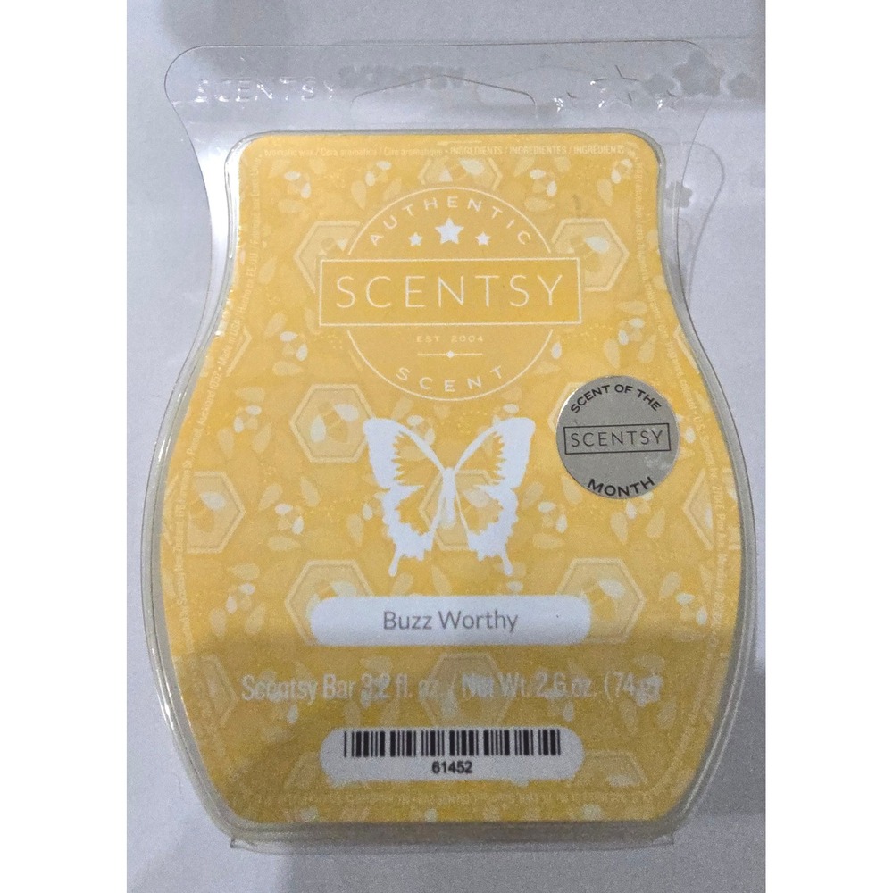Scentsy Bar Buzz Worthy Wax Melt 3.2 oz Home Fragrance Retired